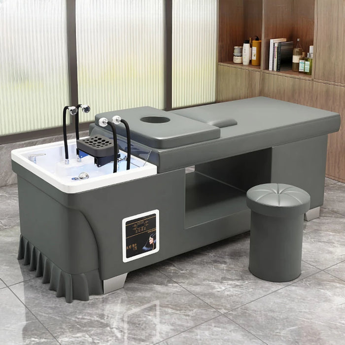 Recliner Salon Chair Thai Massage Shampoo Bed Japanese Head Salon Chair Hairstyle Cadeira Sedie Facial Furniture JY50SC