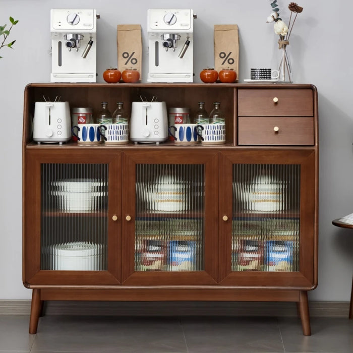 Luxury Coffee Sideboards Space Saving Storage Wood Kitchen Cabinets Sideboards Display Armario De Cocina Home Furniture MR50CJ