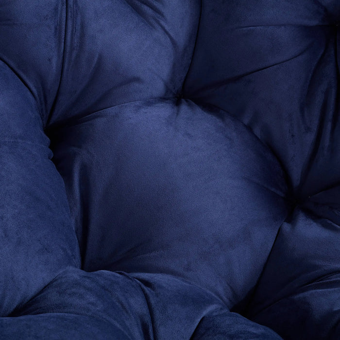 Better Homes & Gardens Papasan Chair, Polyester, Blue  Sofas for Living Room  Couch  Lounge Chair
