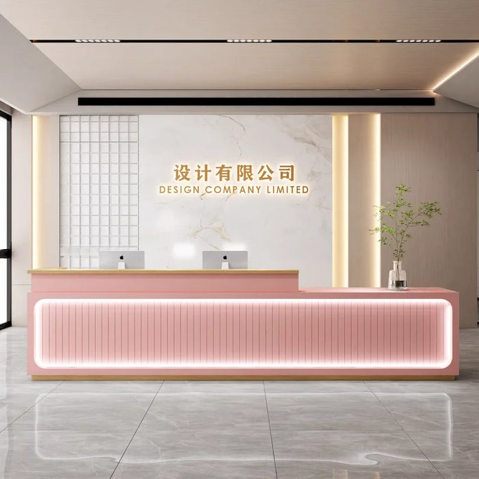 Mobile Reception Desk Office Modern Lectern Beauty Service Desk Computer Siting Bar Scrivania Per Cameretta