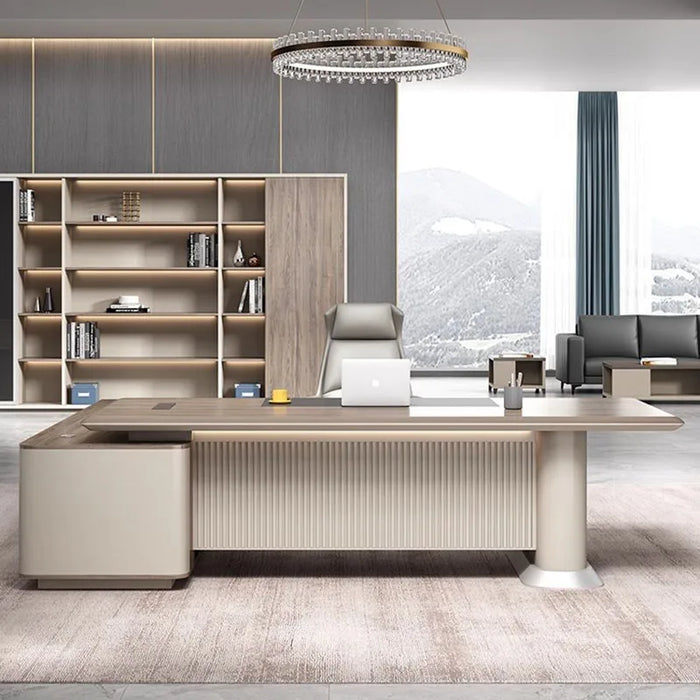 Writing Storage Office Desk Modern Luxury Executive Standing Office Desk Workbench Scrivanie Per Computer Home Furniture