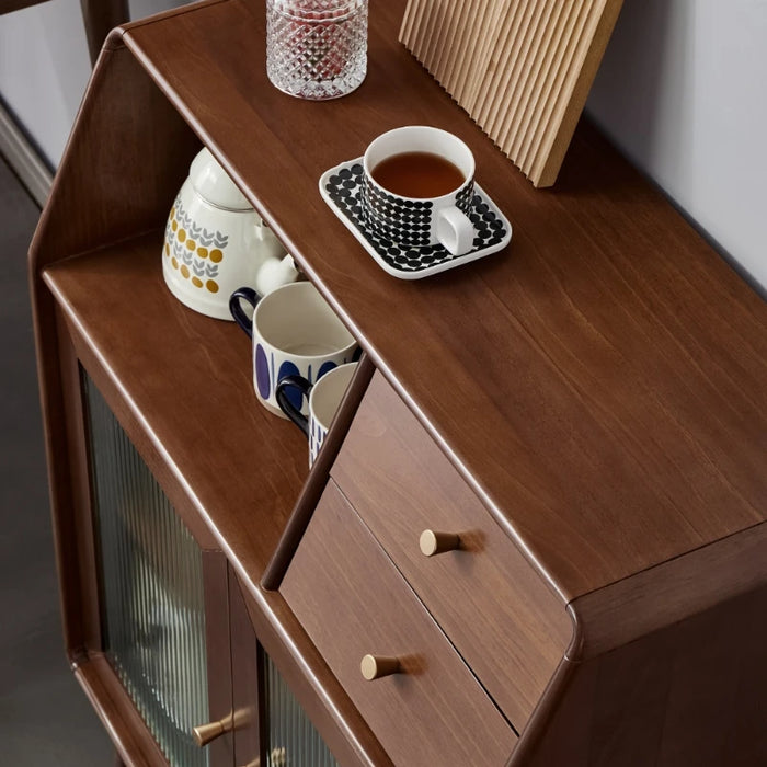 Luxury Coffee Sideboards Space Saving Storage Wood Kitchen Cabinets Sideboards Display Armario De Cocina Home Furniture MR50CJ