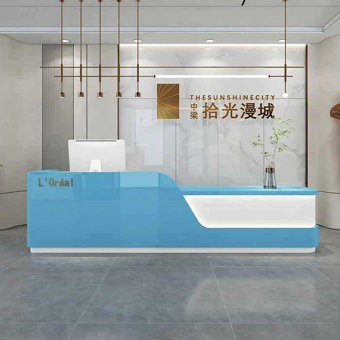 Computer Restaurant Reception Desks Bar Club Church Checkout Reception Desks Standing Mostrador Recepcion Salon Furnitures