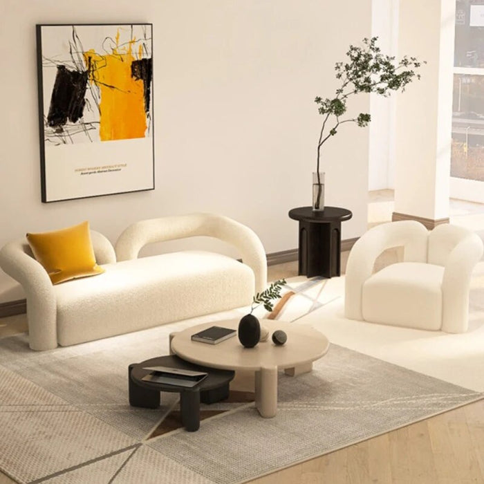 Lambswool Italiano Sofa Set Recliner Bedrooms Minimalist Foam Sponge Couch Designer 3 Seat Customized Canape Salon Furniture