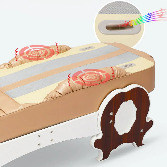 jade stone massage bed Electric massage Track Full Body Jade Thermal Heating Massage chair Bed Roller christmas New Year Gift