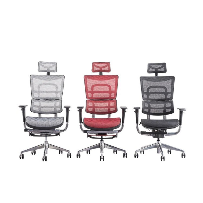 JNS 801 Commercial Furniture 3D Adjustable Mesh Chair Ergonomic Office Chair 1 Piece Aluminum Modern 4 Gas Lift 5 Years Optional