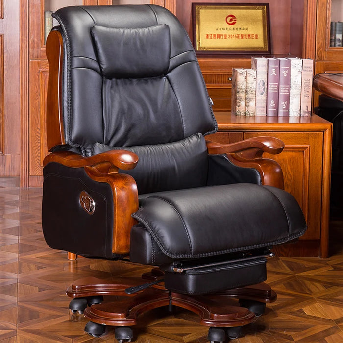 Leather Gamer Office Chairs Computer Recliner Nordic Office Chairs Executive Reading Modern Sedie Da Ufficio Furniture WSW30XP