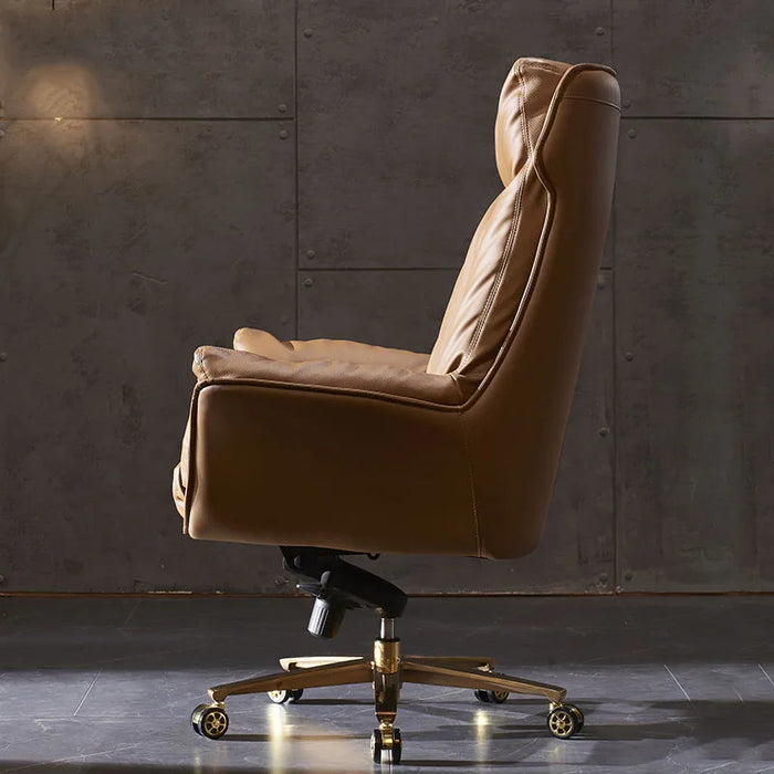 Leather Computer Office Chair Recliner Mobile Boss Office Chair Ergonomic Lounge Sillas De Oficina Office Furniture LQQ25XP