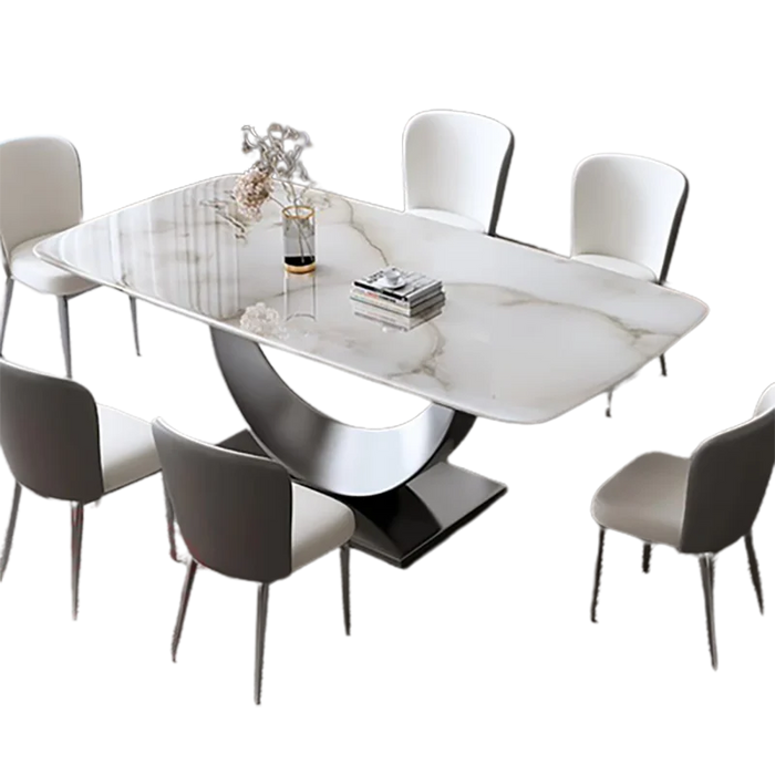 Luxury Simple Dining Table Nordic Minimalist Home Kitchen Dining Table Modern Style Mesas De Comedor Garden Furniture Sets