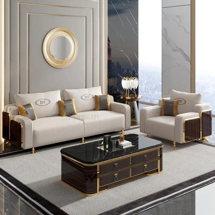 Leisure Lounge Couch Designer Bedroom Lazy Relaxing Sofa Bed High-end Luxury Sofa Set Chaise Coiffeuse Library Furniture FGM