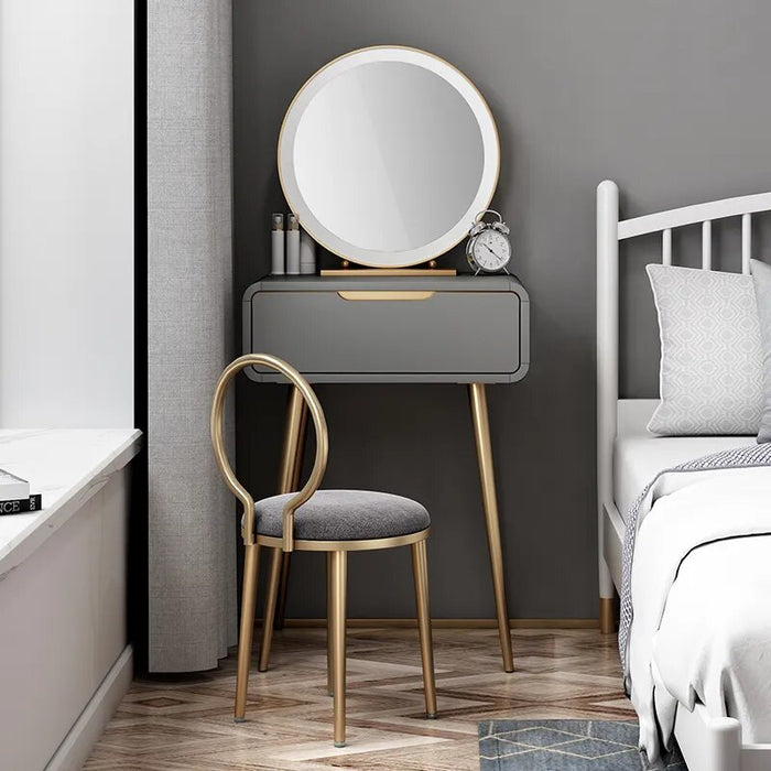 Vanity Makeup Dressing Table Toilet  Mirror Comfortable Luxury Mobile Dresser Drawers Tocador Mueble Maquillaje Women Furniture