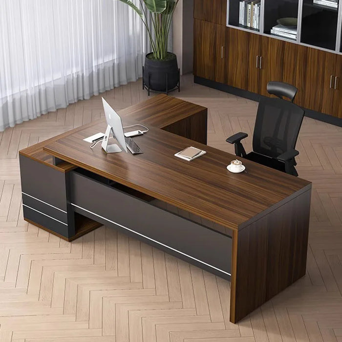 Minimalist Modern Office Desks Computer Cabinet Drawers Writing Storage Executive Mainstays Laptop Mesa Escritorio Accessories