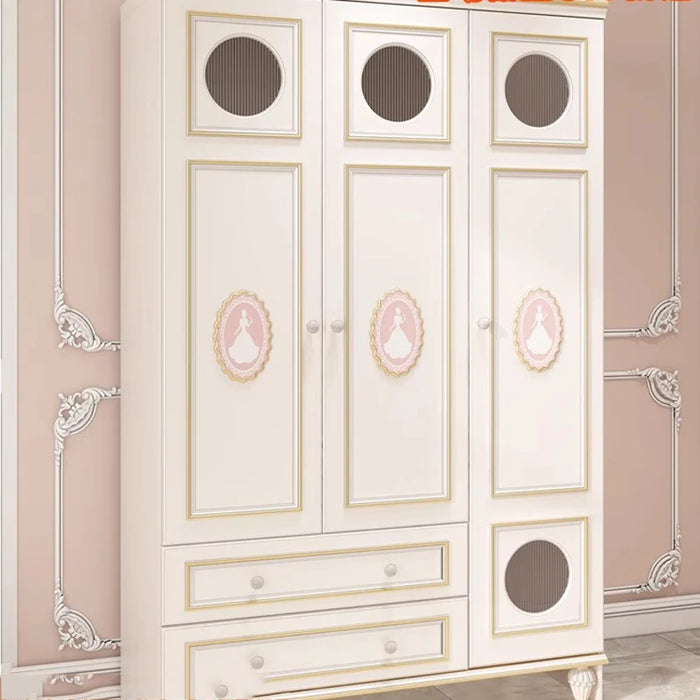 Simple Wooden Wardrobes Luxury White Clothes Free Shipping Living Room Cabinets Storage Organizer Armario De Ropa Home Furniture