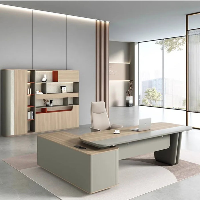 Modern Executive Writing Desk Lap Office Work Student Desk Workbench Makeup Stand Up Mesa Para Computador Home Office Furniture