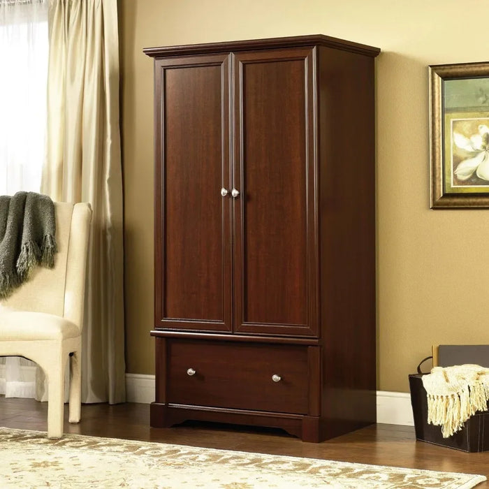 Armoire Wardrobe Select Cherry Finishfreight Free Bedroom Furniture Home