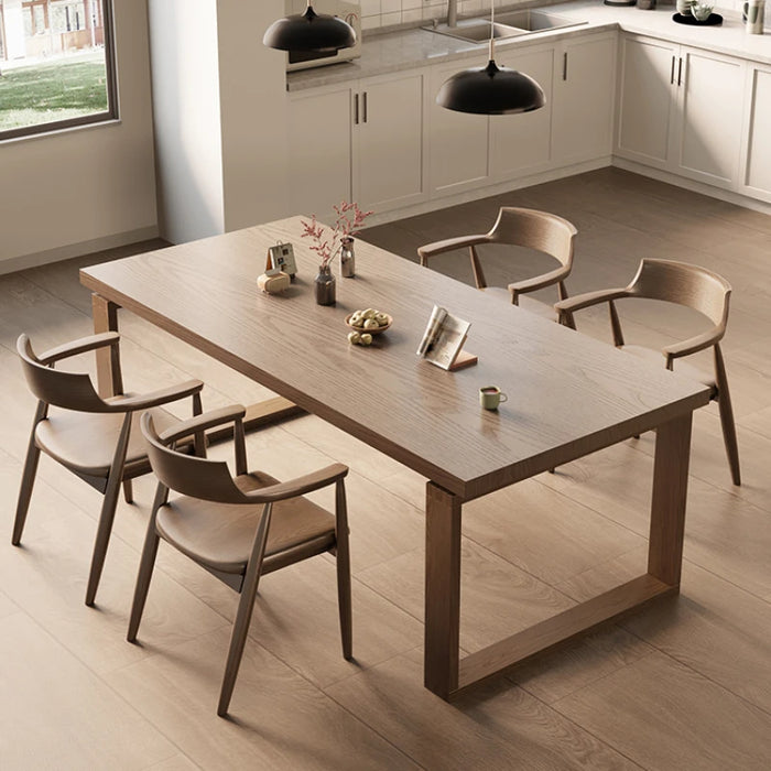 Design Modern Dining Tables Conference Wooden Coffee Dining Tables Kitchen Outdoor Mesa Comedor Living Room Furniture YN50DT