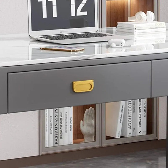 Drawers Storage Office Desk Shelf Vanity Living Room Legs Computer Desks Metal Mesa De Escritorio Modern Furniture