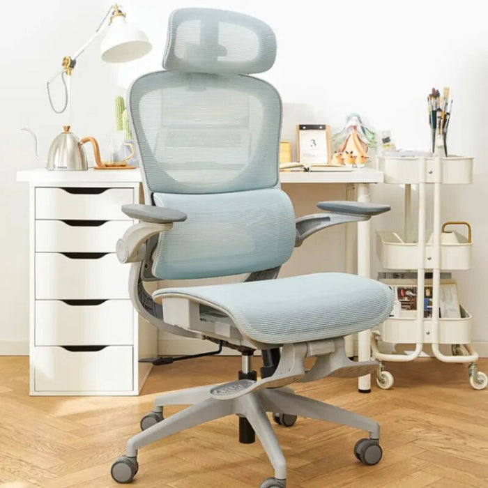 Ergonomic Comfy Office Chair Computer Recliner Minimalist Swivel Lifting Office Chair Household Stoelen Bedroom Furniture WZ50OC
