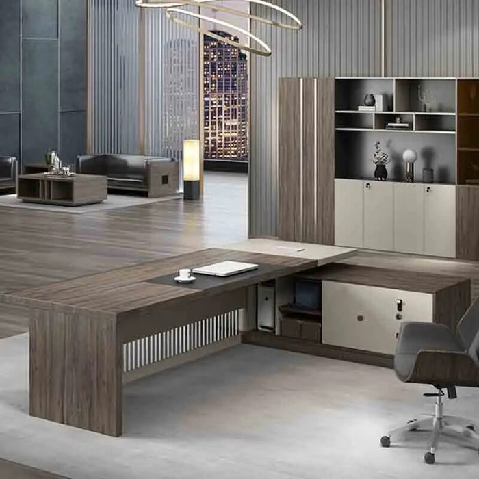 Reception Luxury Office Desks Studying Keyboard Executive Modern Office Desks Workbench Storage Scrivania Con Cassetti Furniture