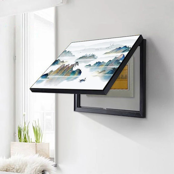 Electric Decor For Home Design Painting Hide Cover Wall Meter Box Decorative Power Switch Canvas Poster Paintings 40x30cm