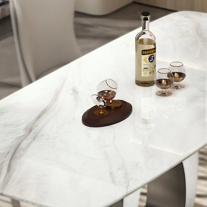 Marble Kitchen Dining Tables Conference Balcony Office Luxury Dining Tables Center Articulos Para El Hogar Nordic Furniture
