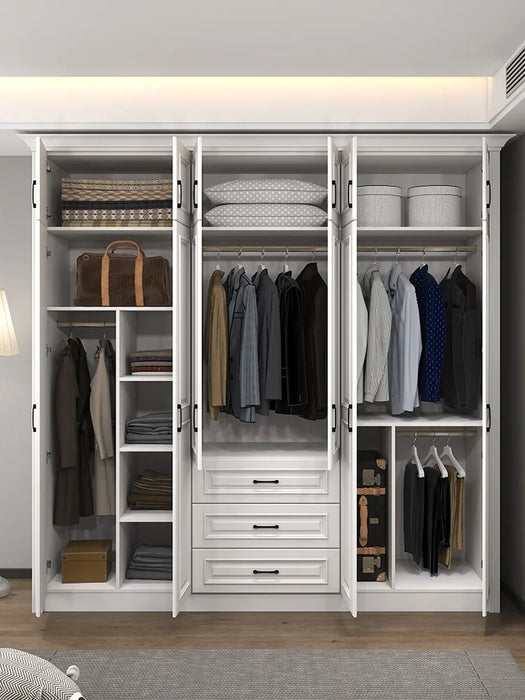 Cabinets for Home Bedrooms, Lockers, Solid Wood Wardrobes for Rental Rooms