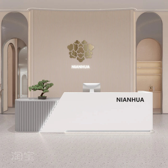 Luxury Executive Reception Desks Counter Replica Hospital Office Front Desk Podium Escrivaninha Para Quarto Luxury Furniture