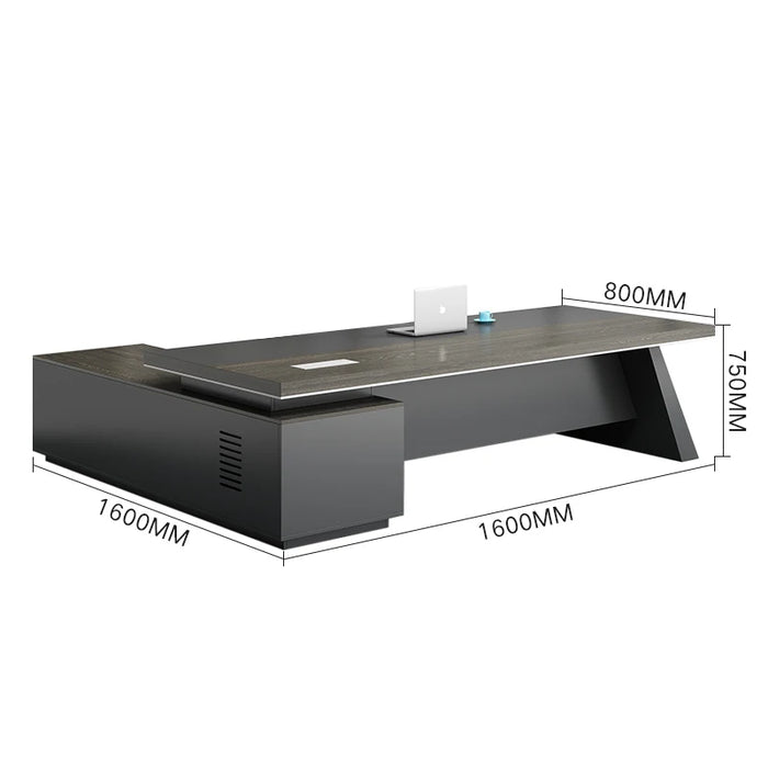 Minimalist Modern Boss Office Desk And Chair Combination Single Person Large Desk President Manager Supervisor Office Furniture