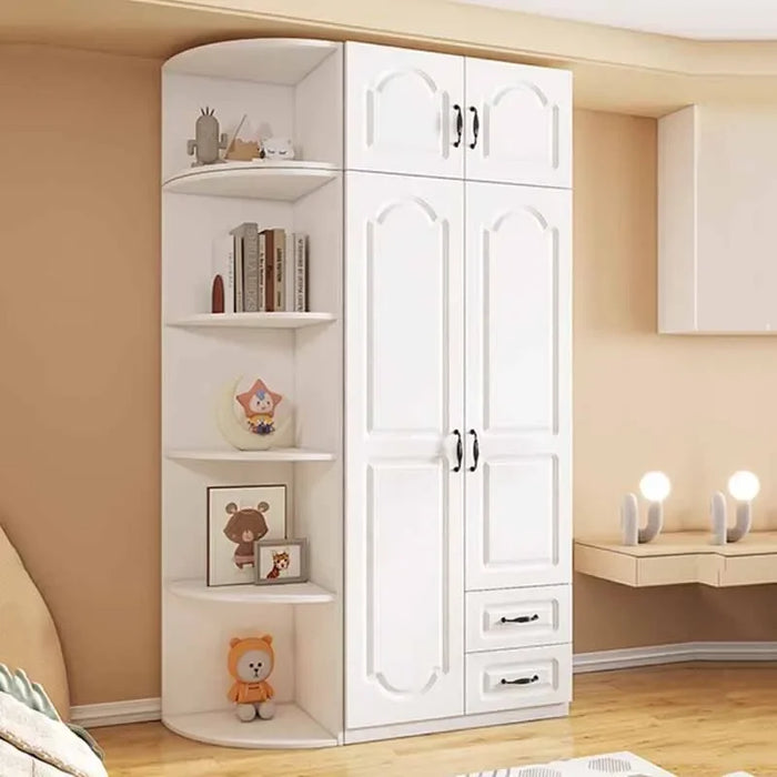 Modern Bedroom Wardrobe Nordic Cube Clothing Organizer Korean Style Wooden Wardrobe Minimalist Summer Ropero Trendy Furniture