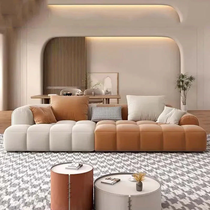 Minimalist Living Room Sofas Nordic Luxury Living Room Modular Sofa Tofu Block Sofa Sala De Estar De Luxo Home Furniture