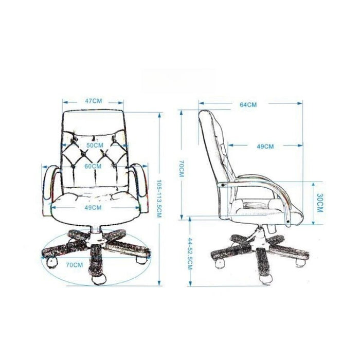 Big and Tall Executive Office Chair with Wood Legs Adjustable High Back Ergonomic Lumbar Support Computer Chair Office Furniture