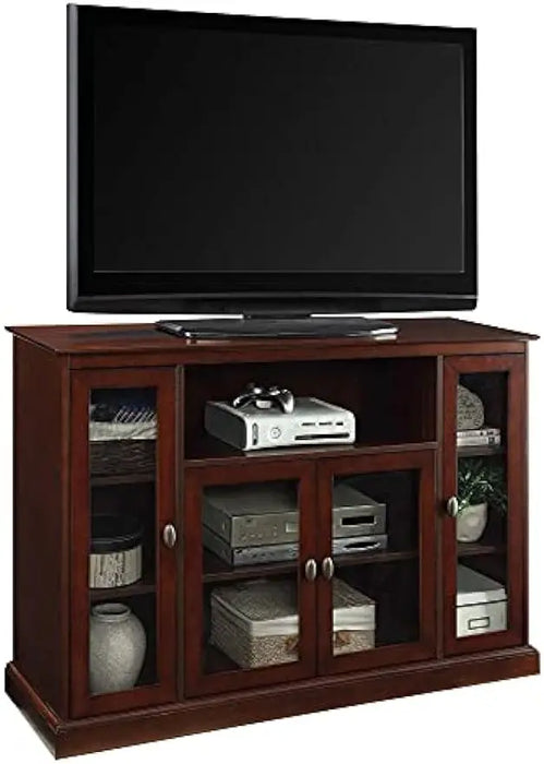Concepts Summit Highboy 60 inch TV Stand with Storage Cabinets and Shelves, Espresso