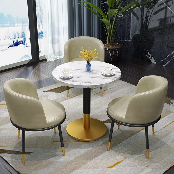 Luxury Simple Living Room Sets Negotiation Table Combination Living Room Sets Restaurant Backrest Sofa Table Kitchen Furniture