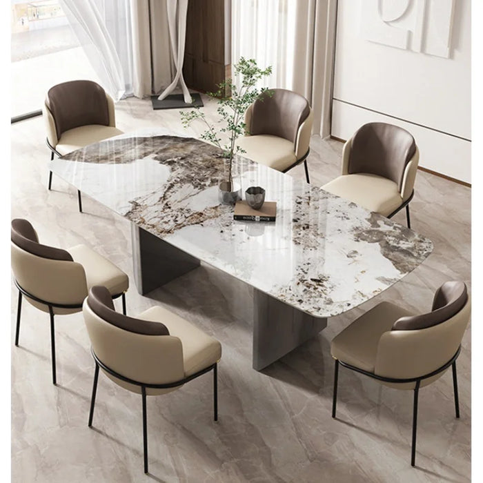 Extendable Dining Table Garden Computer Marble Lightweight Table Beach Dining Room Zestawy Do Jadalni Garden Furniture Sets