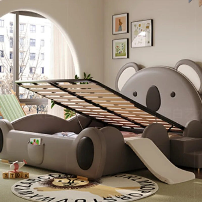 Storage Space Floor Children Beds Modern King Size House Headboards Children Beds Baby Letto Bambini Bedroom Furniture YQ50CB