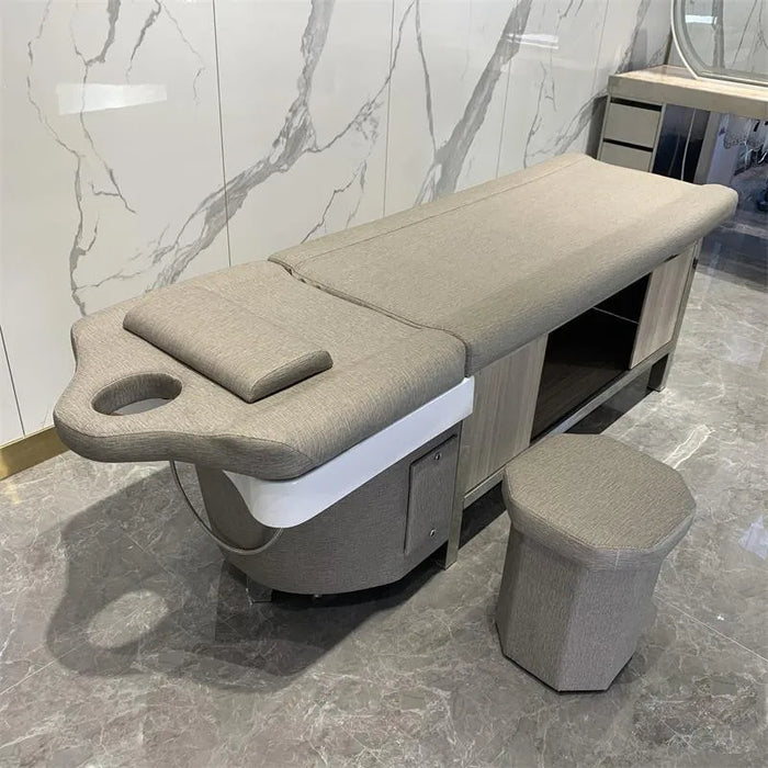 Japanese Shampoo Bed Wash Hair Massage Stylist Water Circulation Head Hair Therapy Sink Silla Peluqueria Salon Equipment MQ50SC