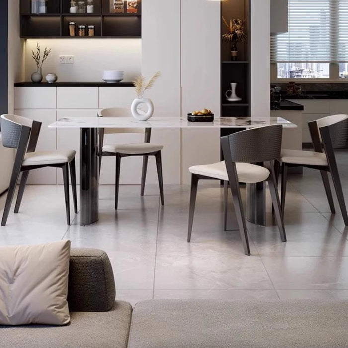 Side Kitchen Nordic Dining Table Appoint Study Gaming Marble Nordic Dining Table Living Room Console Toaletka Home Furniture