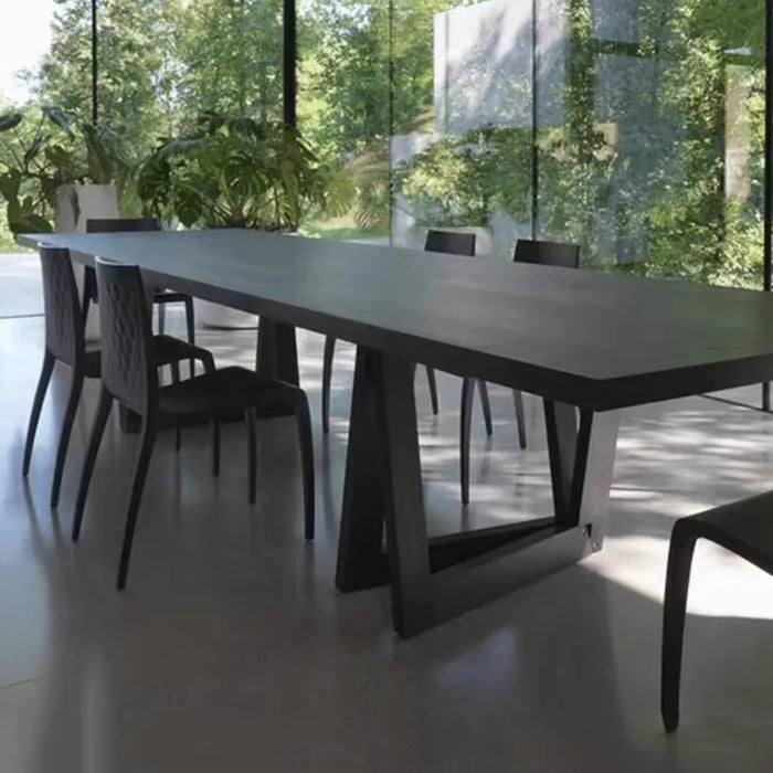 Retro Wood Office Desk Long Standing European Supplies Computer Desks Conference Reception Mesa De Computador Modern Furniture