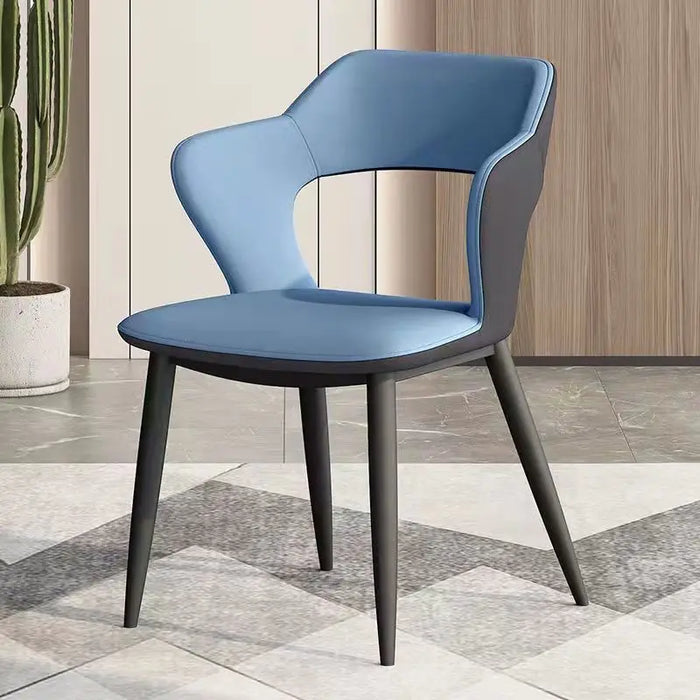 Light Luxury Dining Chair Modern Minimalist Home Net Red Backrest Desk Hotel Living Room Chair Nordic Art Dining Chair Furniture
