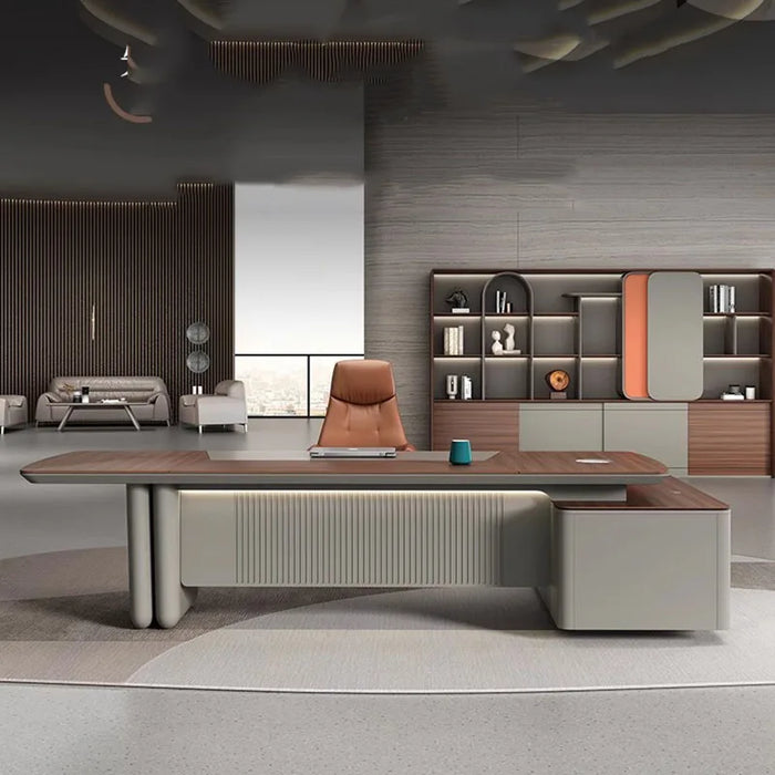 Executive Meeting Office Desk Drafting Corner Cheap School Modern Office Desk Luxury Tavolo Da Lavoro Fashionable Furniture HDH