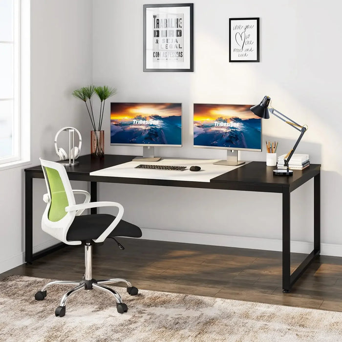 70.8 Inch Modern Executive Desk Large Workstation Office Computer Table Modern Simple Business Study Writing Desk