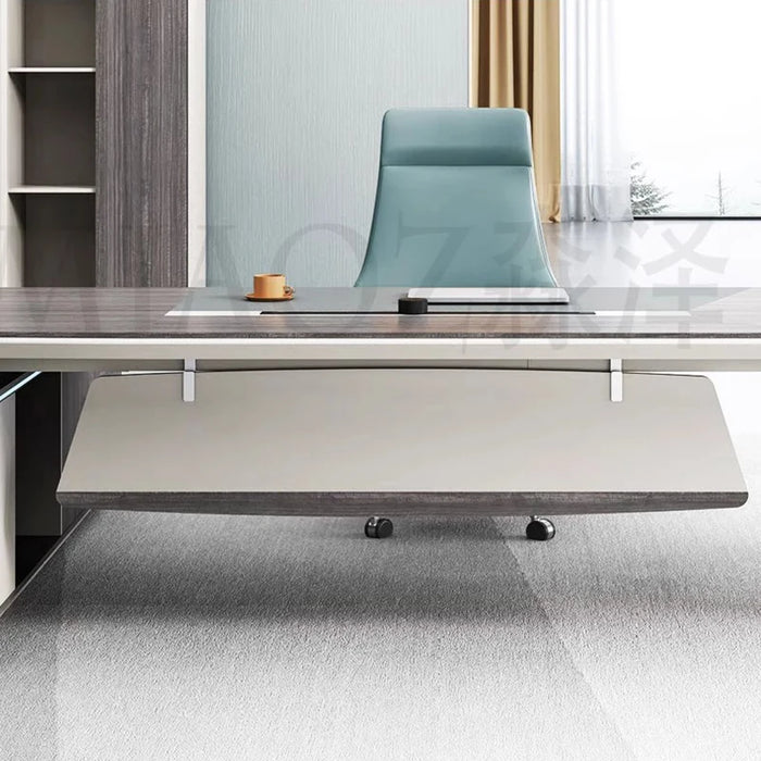 Luxury L Shape Work Table Corner Drawers Computer Meeting Office Desk Executive Storage Mesa De Escritorio Office Furniture