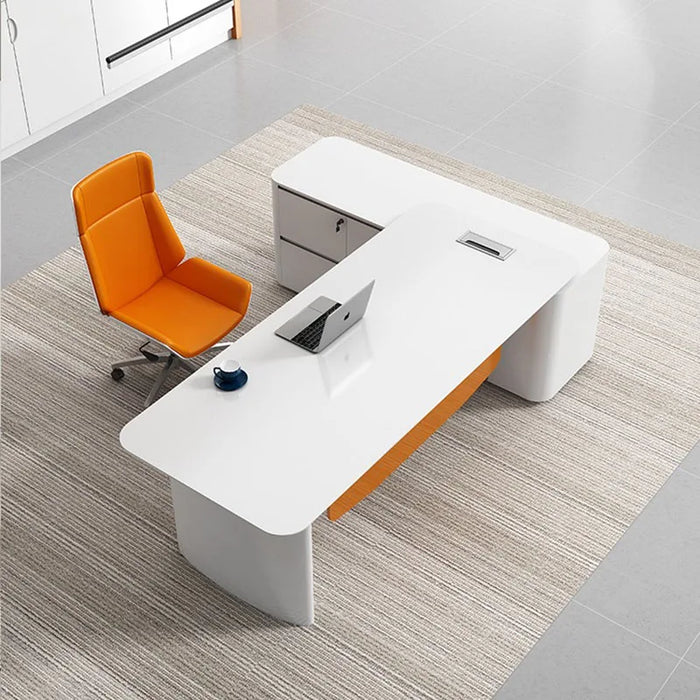 Executive Writing Office Desk Reception Desktop Corner Standing Office Desk Bedroom Scrivania Ufficio Lavoro Salon Furniture