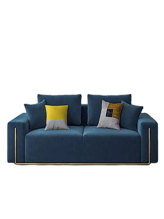 Light Luxury Post-modern Simple Small Apartment Sofa Living Room Combination Furniture Set Fabric Nordic Leather Single