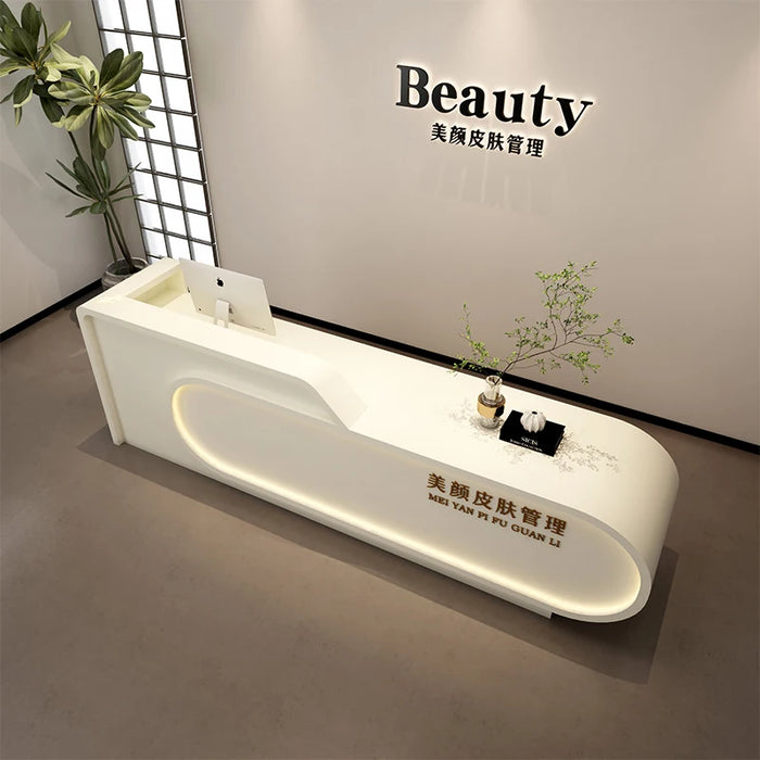 Lectern Reception Desk Wooden Computer Coffee Vanity Service Desk Church Pulpit Gaming Scrivania Ufficio Lavoro Office Furniture