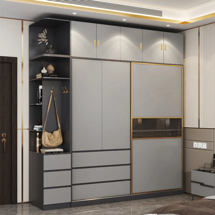 Modern Display Wardrobes Closet Storage Organizer Luxury Space Saving Children Drawers Clothing Rack Display Armario Furniture