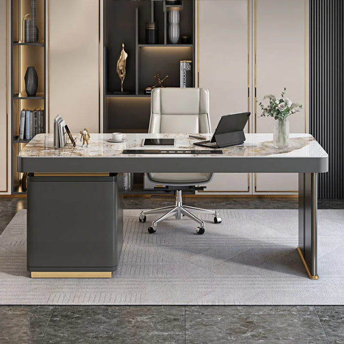 Luxury Executive Office Desk Corner Organizer Computer Italian Meeting Office Desk Studio Mesa Escritorio Office Furniture
