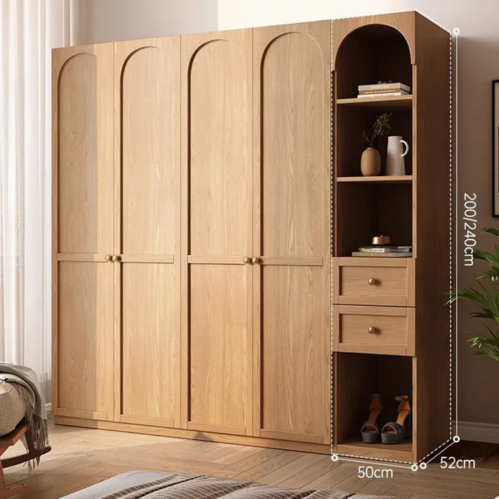 Shirts Nordic Wardrobe Organizer Rack Hanging Display Wooden Hotel Wardrobe Closet Storage Placard De Vetement Closets Armables