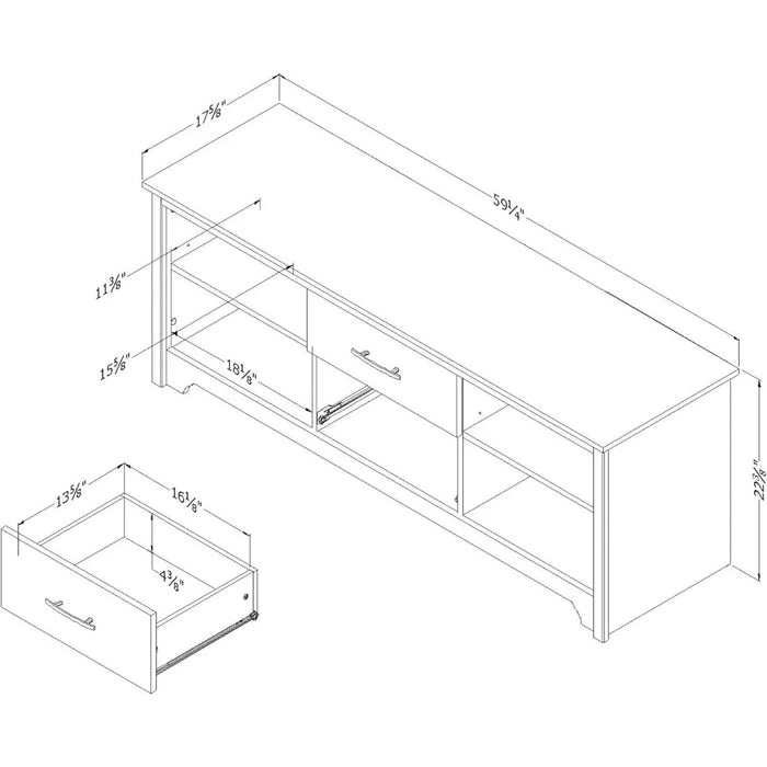 Accommodates TVs Up to 60 Inches Cabinet for Tv Stands With Drawer Tv Stand Living Room Furniture for Modern Television Home