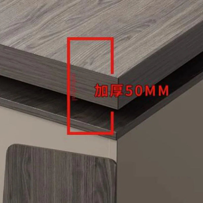 Reception Office Desk Executive Computer U Shaped Organizer Modern Storage Corner Table Drawers Escrivaninha Office Supplies
